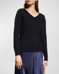 Vince - Weekend V-Neck Cashmere Pullover Sweater - Lyst