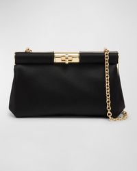 Dolce & Gabbana - Marlene Small Satin Clutch Bag - Lyst