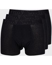 Paul Smith - Apos;S 3-Pack Solid Stretch Trunks - Lyst