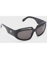 Palm Angels - Heights Palm Icon Square Sunglasses - Lyst