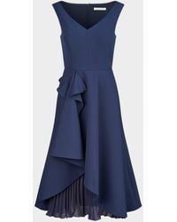 Kay Unger - Begonia Sleeveless Midi Cocktail Dress - Lyst