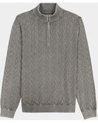 Robert Graham - Aubin Jacquard Knit Quarter-Zip Sweater - Lyst
