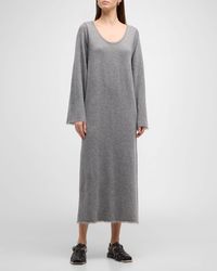 By Malene Birger - Lovella Scoop-Neck Wool Midi Sweater Dress - Lyst