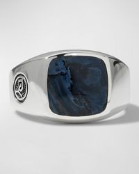 David Yurman - Exotic Stone Signet Ring - Lyst