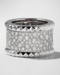 Roberto Coin - Rock & Diamonds 18k White Gold Ring, Size 6.5 - Lyst