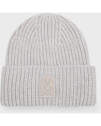 Mackage - M-logo Patch Beanie Hat - Lyst