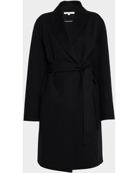 Sofiacashmere - Double-Face Belted Wrap Coat - Lyst