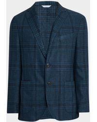 Boglioli - Apos;S Plaid Wool-Blend Two-Button Blazer - Lyst