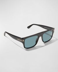 Tom Ford - Rectangle Acetate Sunglasses - Lyst