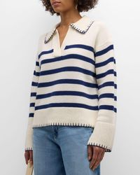 Rails - Athena Striped Wool Sweater - Lyst