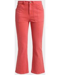 Cinq À Sept - Wallace Bootcut Crop Jeans - Lyst
