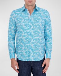 Robert Graham - Poseidon Linen-Cotton Sport Shirt - Lyst