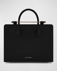 Strathberry - Midi Metal Leather Tote Bag - Lyst