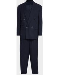 Giorgio Armani - Apos;S Heritage Wool Oversized Double-Breasted Suit - Lyst