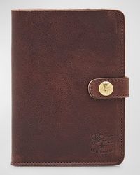 Il Bisonte - Medium Flap Leather Wallet - Lyst