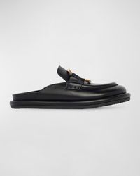 Moncler - Bell Leather Ring Loafer Mules - Lyst