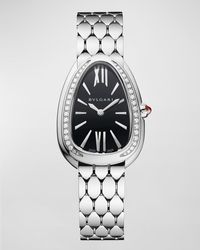 BVLGARI - Serpenti Seduttori 33mm Stainless Steel Bracelet Watch, Size Medium - Lyst