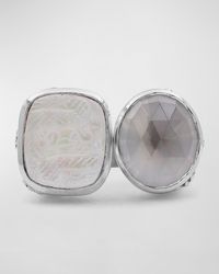 Stephen Dweck - Quartz Mother-of-pearl Open And Close Ring, Size 7-8 - Lyst