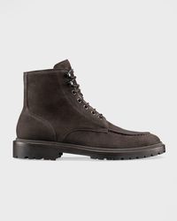 KOIO - Milo Suede Lace-Up Combat Boots - Lyst