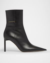 Tom Ford - Julianne T Detail Soft Calf Leather Booties - Lyst