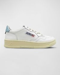 Autry - Medalist Low-Top Bicolor Leather Sneakers - Lyst