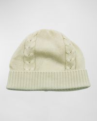 Bergdorf Goodman - Cable-Knit Beanie Hat - Lyst