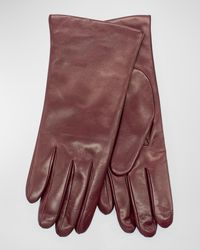 Portolano - Cashmere-Lined Napa Leather Gloves - Lyst