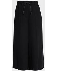 Loewe - Cropped Drawstring Trousers - Lyst