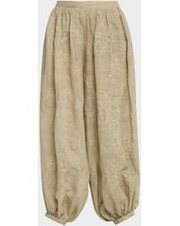 JBQ - Roman Embroidered Balloon Pants - Lyst
