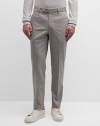 Isaia - Cropped Linen-Blend Pants - Lyst