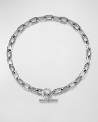 David Yurman - Dy Madison Toggle Chain Necklace In Silver, 11mm, 18"-20"l - Lyst