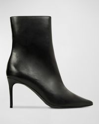 Black Suede Studio - Dahlia Leather Stiletto Ankle Boots - Lyst