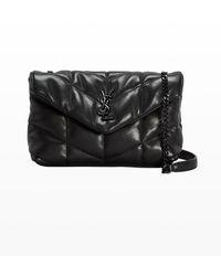 Saint Laurent - Loulou Toy Ysl Puffer Leather Crossbody Bag - Lyst