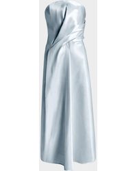 Kate Barton - Kate Strapless Liquid Drape Gown - Lyst