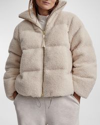 Varley - Wilkins Sherpa Puffer Jacket - Lyst