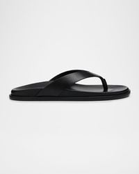 Stuart Weitzman - Mary Kate Leather Thong Sandals - Lyst