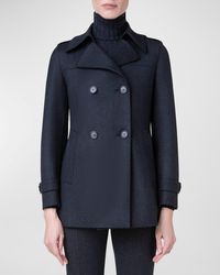 Akris - Double Face Stretch Wool Jacket - Lyst