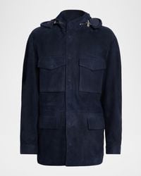 Tom Ford - Apos;S Suede Hooded Field Jacket - Lyst