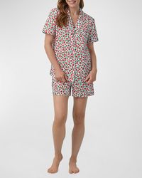 Bedhead - Floral-Print Cotton Poplin Shorty Pajama Set - Lyst