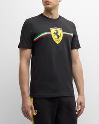 PUMA - X Ferrari Race Shield Heritage T-Shirt - Lyst