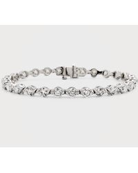 Neiman Marcus - 18k White Gold Diamond Bracelet, 7"l, 10.08tcw - Lyst