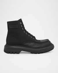 Givenchy - Apos;S New Outdoor Canvas And Leather Lace-Up Boots - Lyst