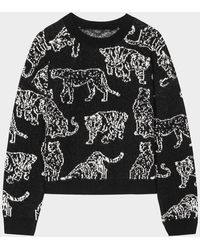 Rails - Perci Animal Print Wool-Blend Sweater - Lyst