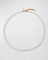 Lele Sadoughi - Pearly Matinee Necklace - Lyst