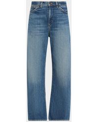 Nili Lotan - Tribeca Barrel-Leg Jeans - Lyst