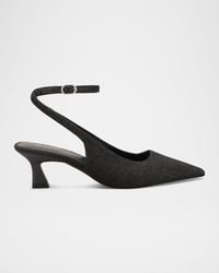 Stuart Weitzman - 50Mm Vinnie Flannel Ankle-Strap Pumps - Lyst