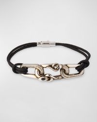 Alexander McQueen - Snake Friend Cord Bracelet - Lyst