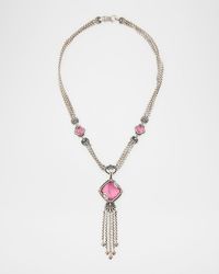 Konstantino - Ivy Sterling And Rock Crystal Necklace, 18" - Lyst