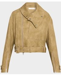 Co. - Raf Suede Biker Jacket - Lyst