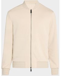 Bugatchi - Apos;S Soft Touch Reversible Baseball Jacket - Lyst